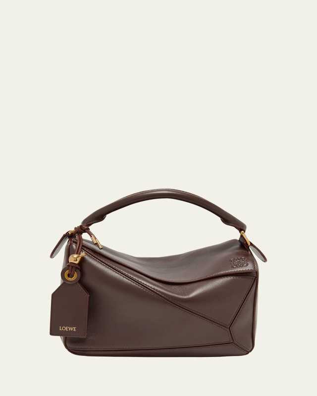 Puzzle Elevated Small Top-Handle Bag in Leather